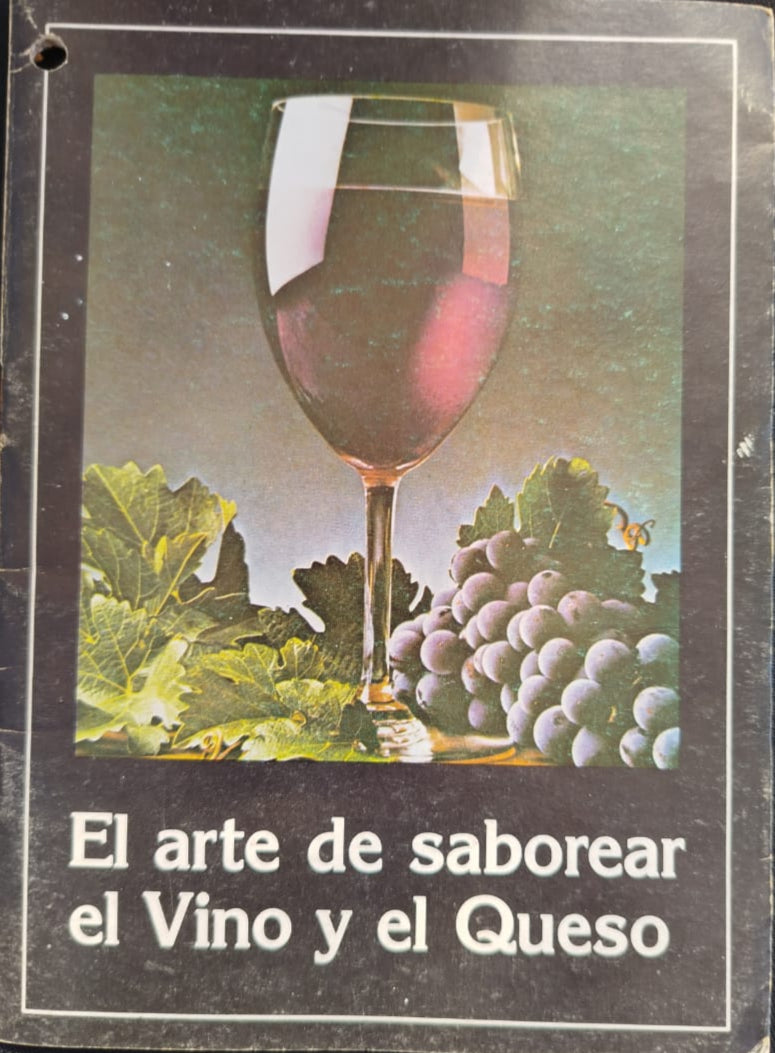 El arte de saborear el Vino y el queso Folleto
