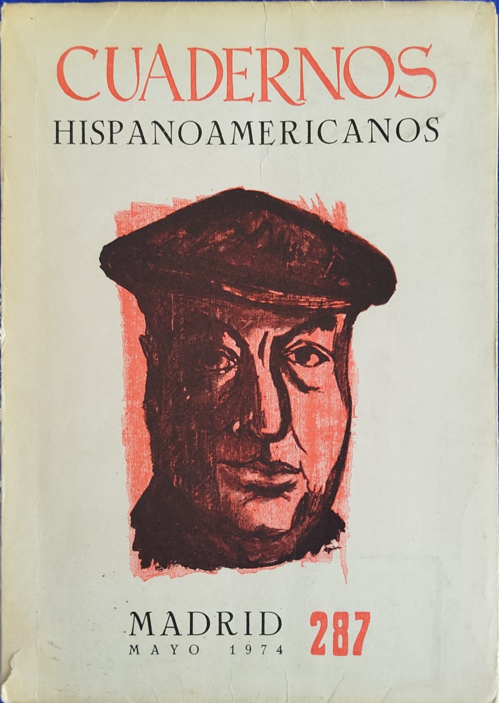 Cuadernos Hispanoamericanos Dedicado a Pablo Neruda Revista española N° 287 mayo 1974