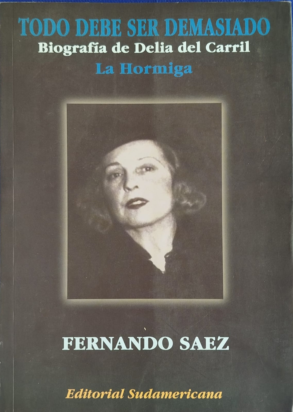 Todo debe ser demasiado Biografía de Delia del Carril La hormiga