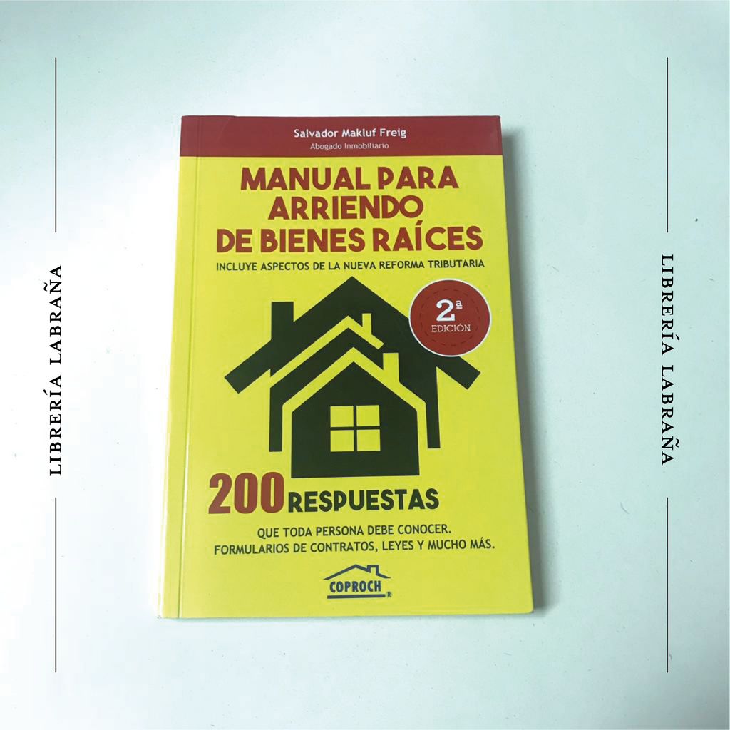 Manual para arriendo de bienes raíces