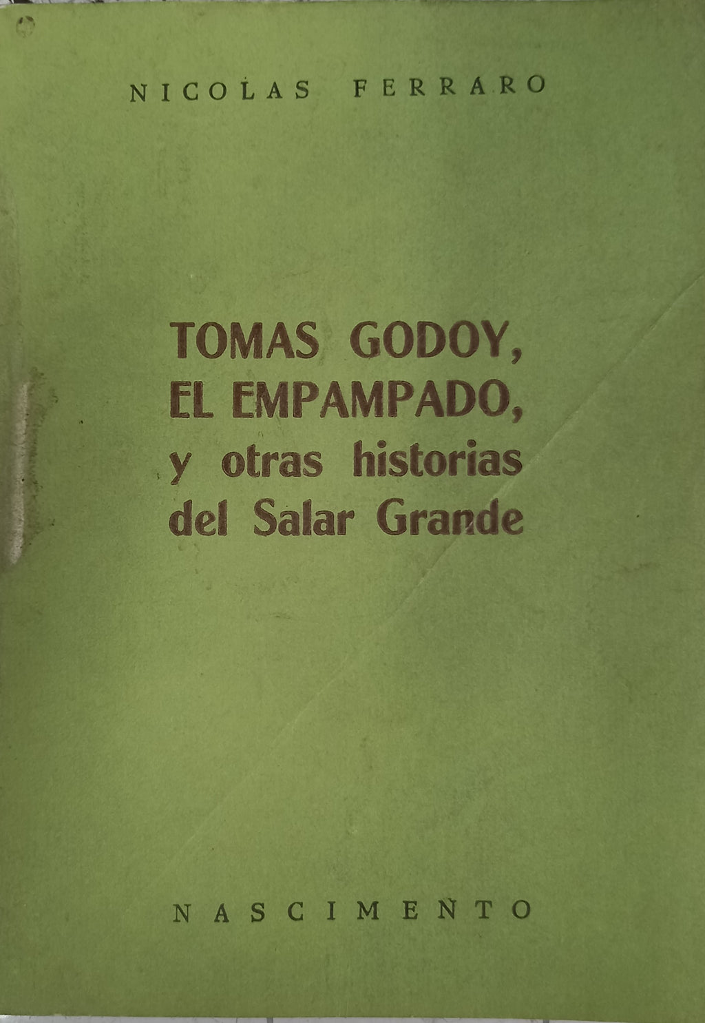Tomas Godoy, el empampado, y oteas historias del salar grande