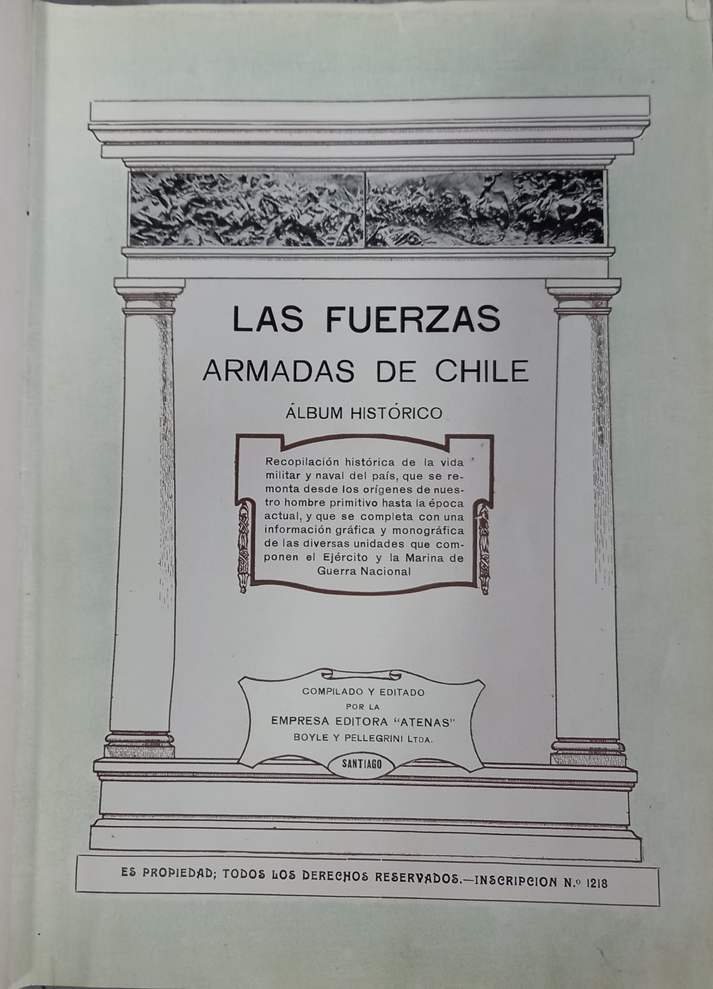 Las fuerzas armadas de Chile Album historico