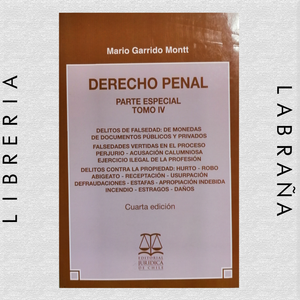 Derecha penal parte especial tomo IV