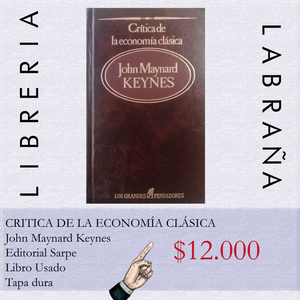 Critica de la economia clásica