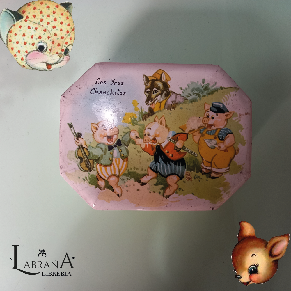 Caja cuento de los tres chanchitos