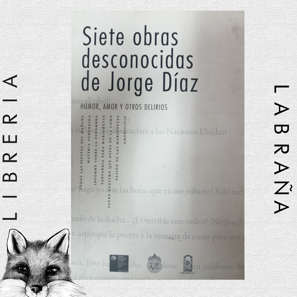 Siete obras desconocidas de Jorge Díaz